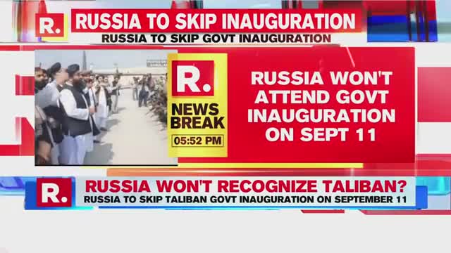 Breaking: Russia will not recognise Taliban terror government.