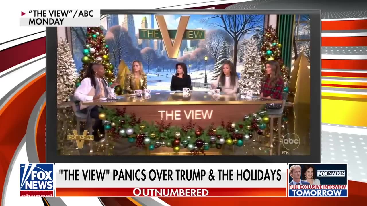 'View' hosts clash over putting Trump panic aside for the holidays