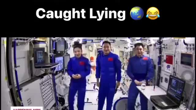 CHINESE astroNOTS caught LYING?