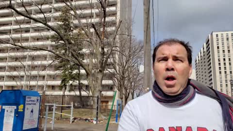 DOMINGO 20 DE MARZO, 2022 en otra zona de Toronto con +5 Grados Centígrados