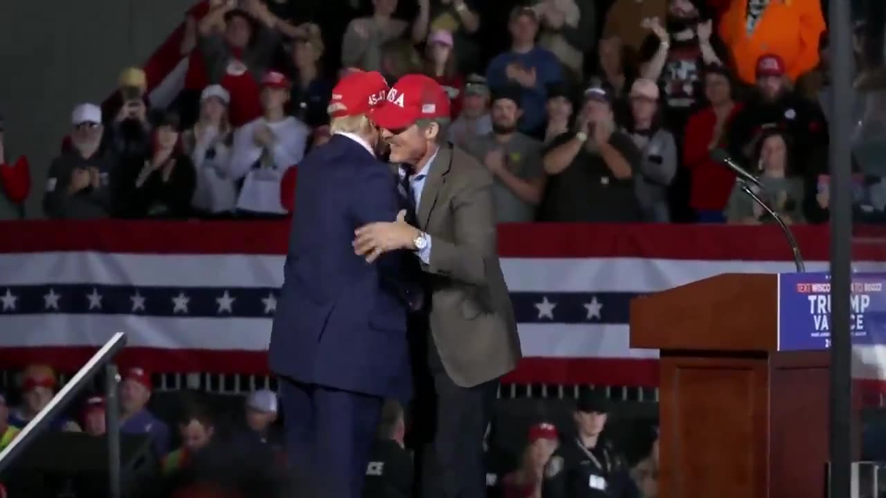 Trump joined by Wisconsin Republican Senate nominee Eric Hovde