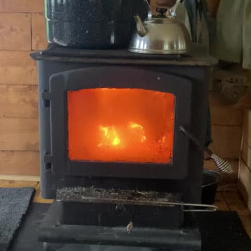 WOOD STOVE FIRE DANCING