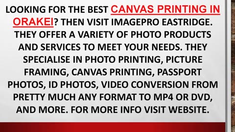 Best Canvas Printing in Orakei