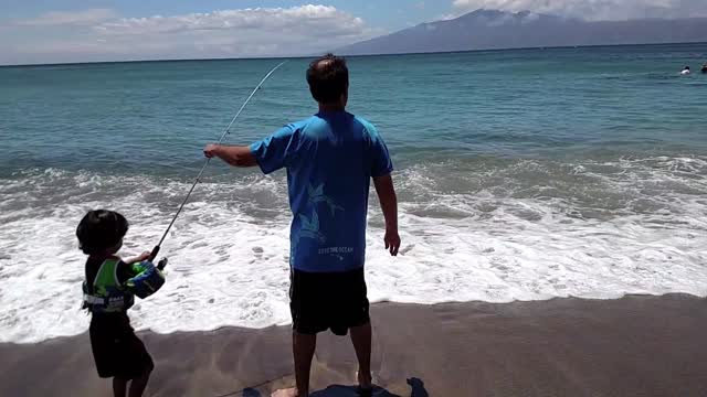 Christian learning to fish