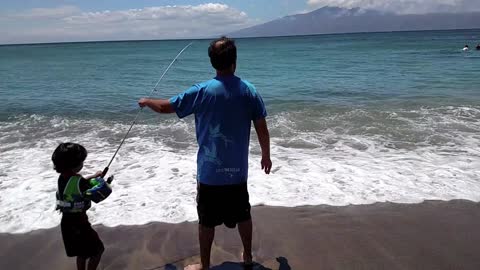 Christian learning to fish