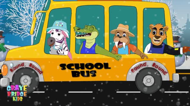 Wheels on the Bus I Music Video I Graye Bridge Kids