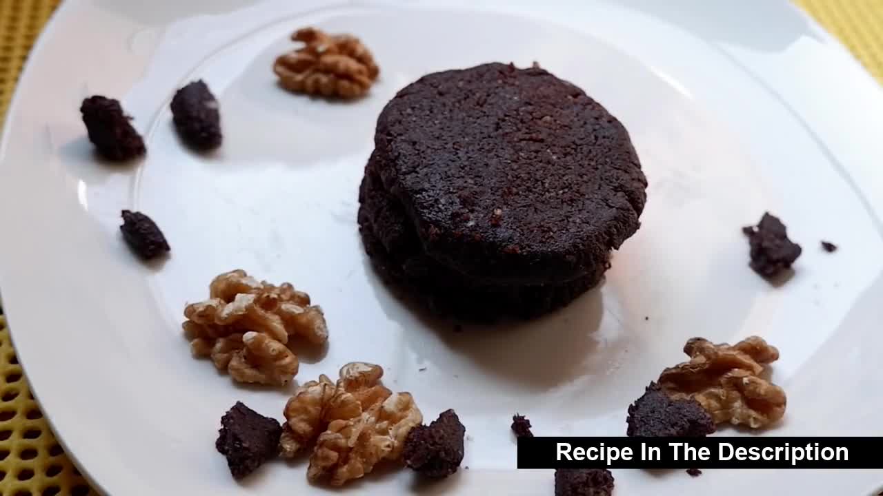 Keto Recipes - No-bake Chocolate Walnut Cookie