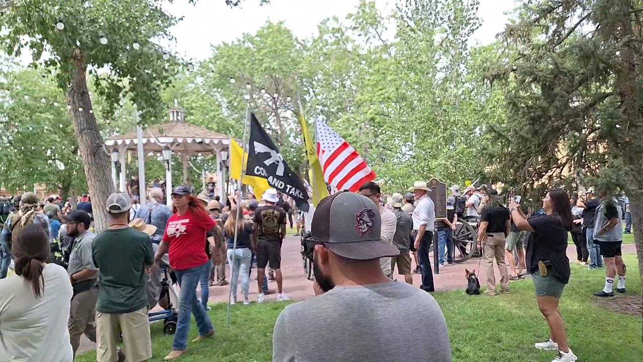 Open Carry 2A Demonstration at Old Town Albuquerque, NM