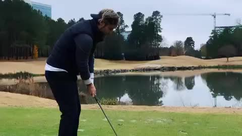 Golf shot!