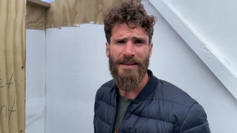 Building their own "outhouses". Brilliant!!!