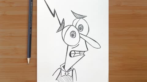Easy Drawing - How to Draw Fear from Inside Out Step by Step 🖊️