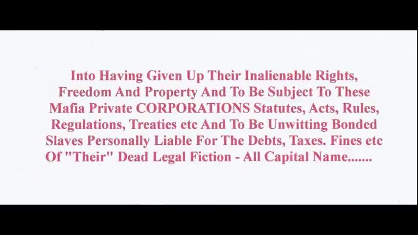 Everything is a private corporation. Buckingham Palace DUNS # 21039770 Everything is a fraud.