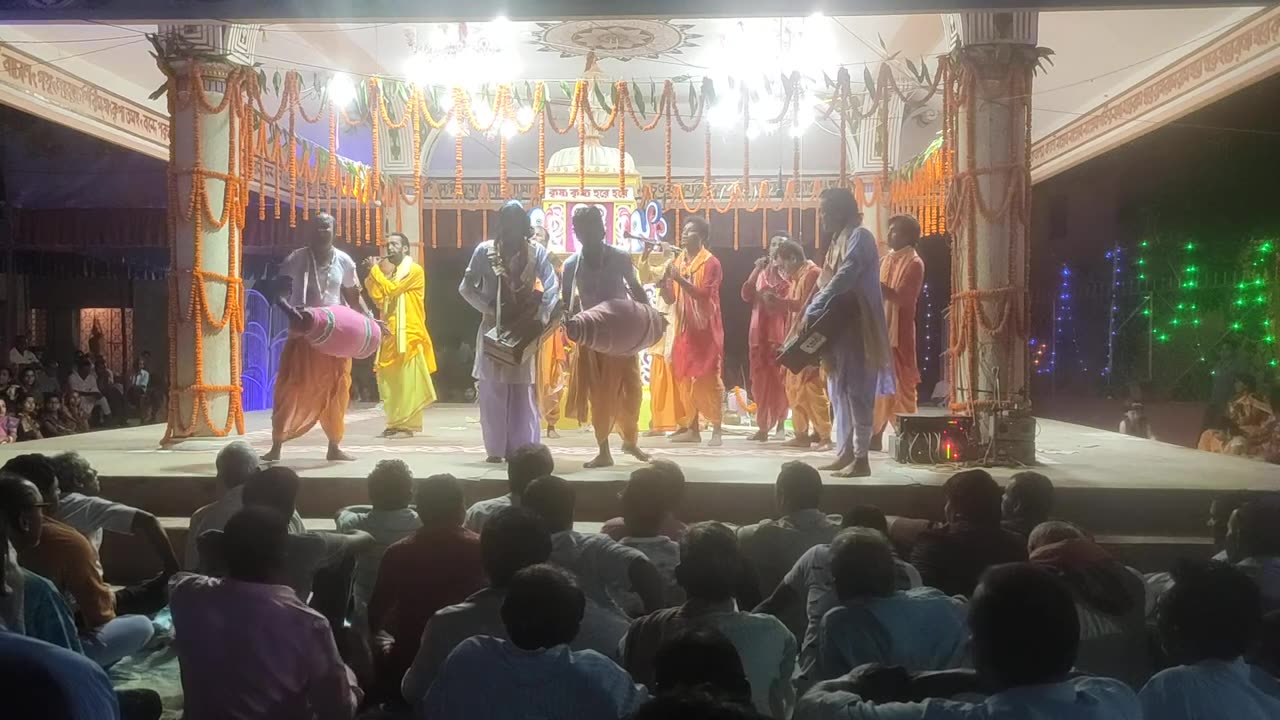 Harinam Sankirtan at Hirbandh Village, Bankura, WB, India