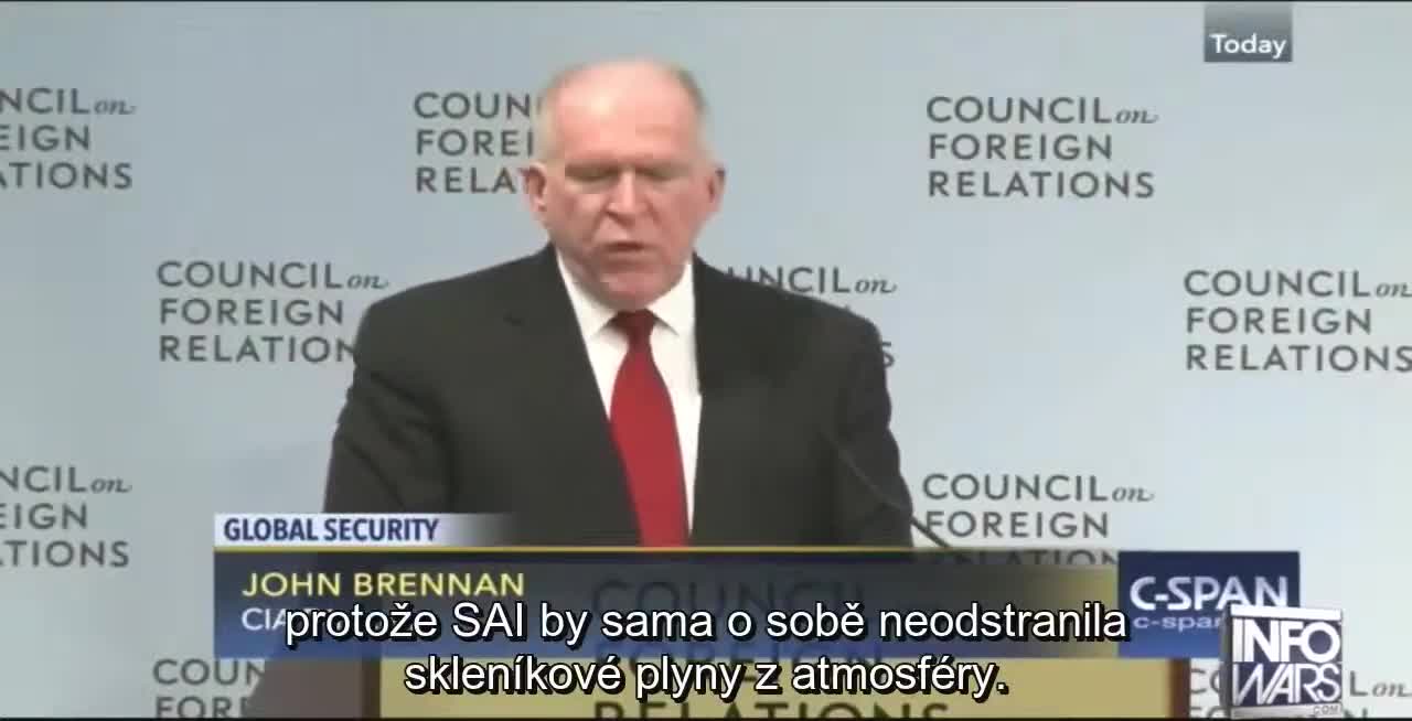 Chemtrails - CIA ředitel John Brennan