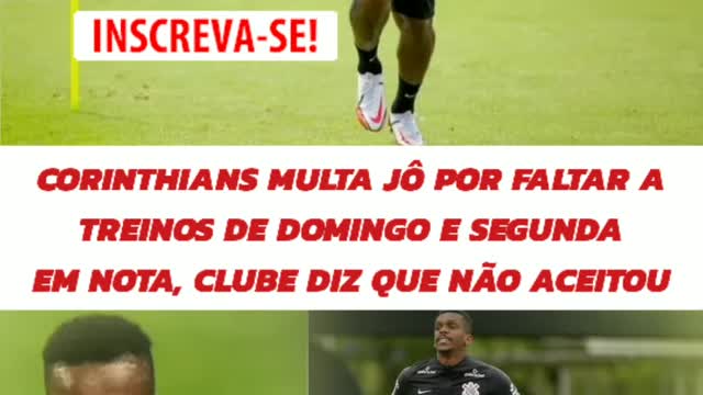 Jô multado pelo Corinthians