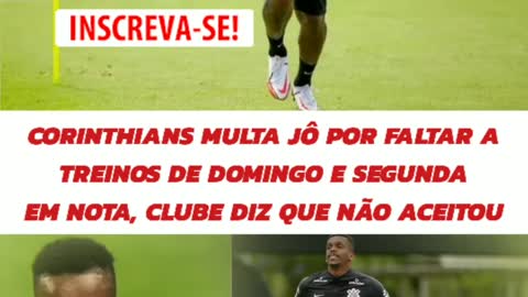 Jô multado pelo Corinthians