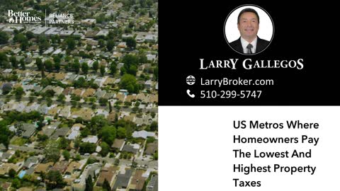 US Metros Where Homeowners Pay The Lowest And Highest Property Taxes
