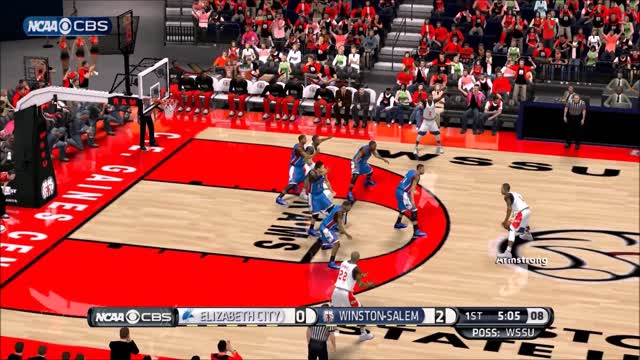 NBA 2k14 HBCU Basketball Mod Elizabeth City vs Winston Salem