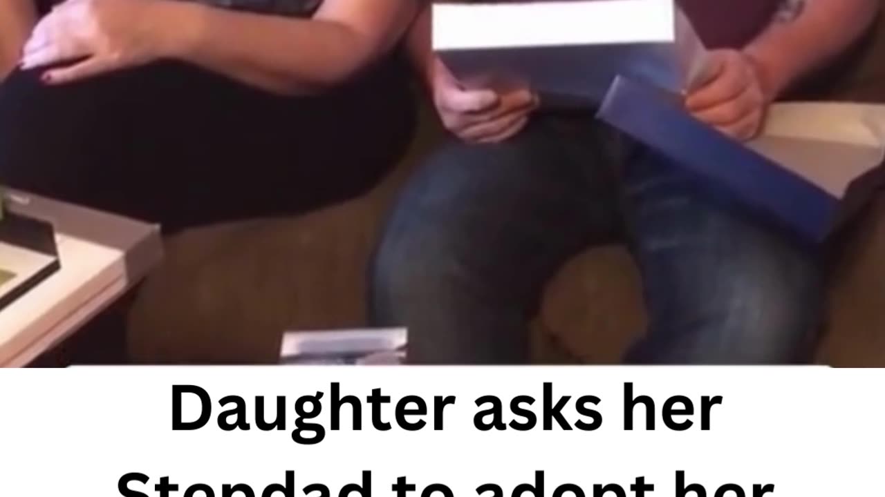 Daughter asks her Stepdad to adopt her. Touching! ❤️‍🔥