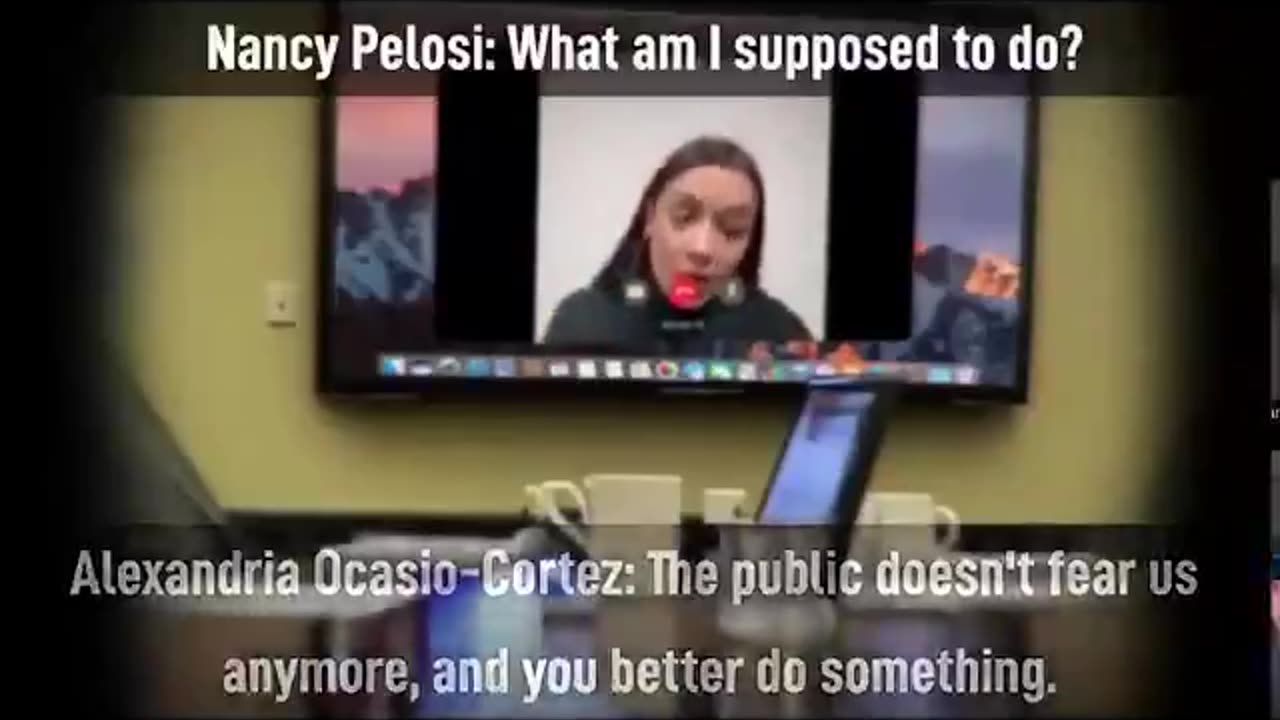 Pelosi AOC Biden on J6