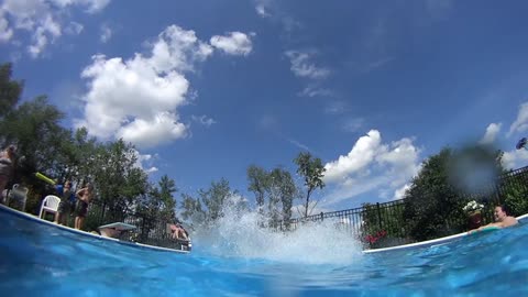 Diving Board, Boat Dock and Lake Action Shots - OH MY