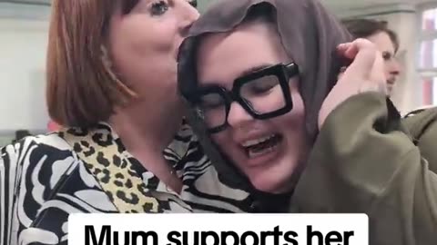 Mum supports daughter’s conversion to Islam.