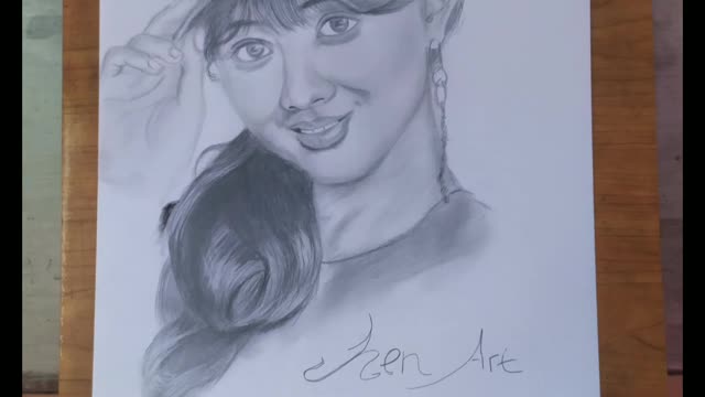 Drawing Pencil on Paper A3