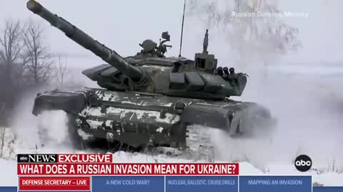 Putin has assembled what 'you would need to conduct a successful invasion'- Austin - ABC News