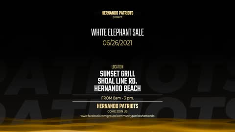 Hernando Patriots White Elephant Sale