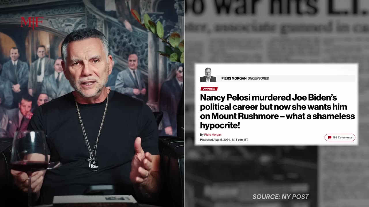 Michael Franzese - Lying Nancy Pelosi is a modern day MOBSTER