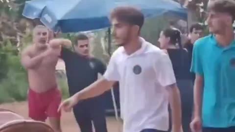 "Intense Clash Between Refugees and Locals in Mersin, Turkey"