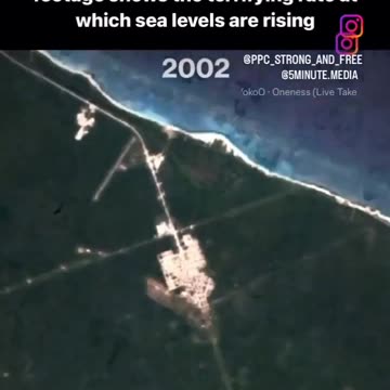 Not shocking footage shows sea levels aren't rising