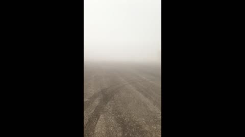 Scary Zero Visibility Fog