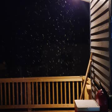 WELL EVERYONE GOT NEWEST VIRUS! & ON BRIGHT SIDE IT'S SNOWING.