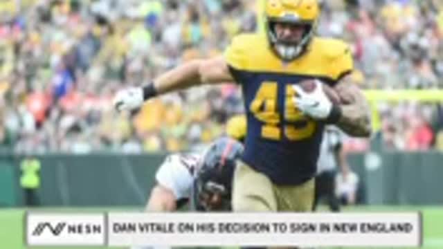 Patriots Fullback, Dan Vitale Shares His Thoughts On Signing With New England Th