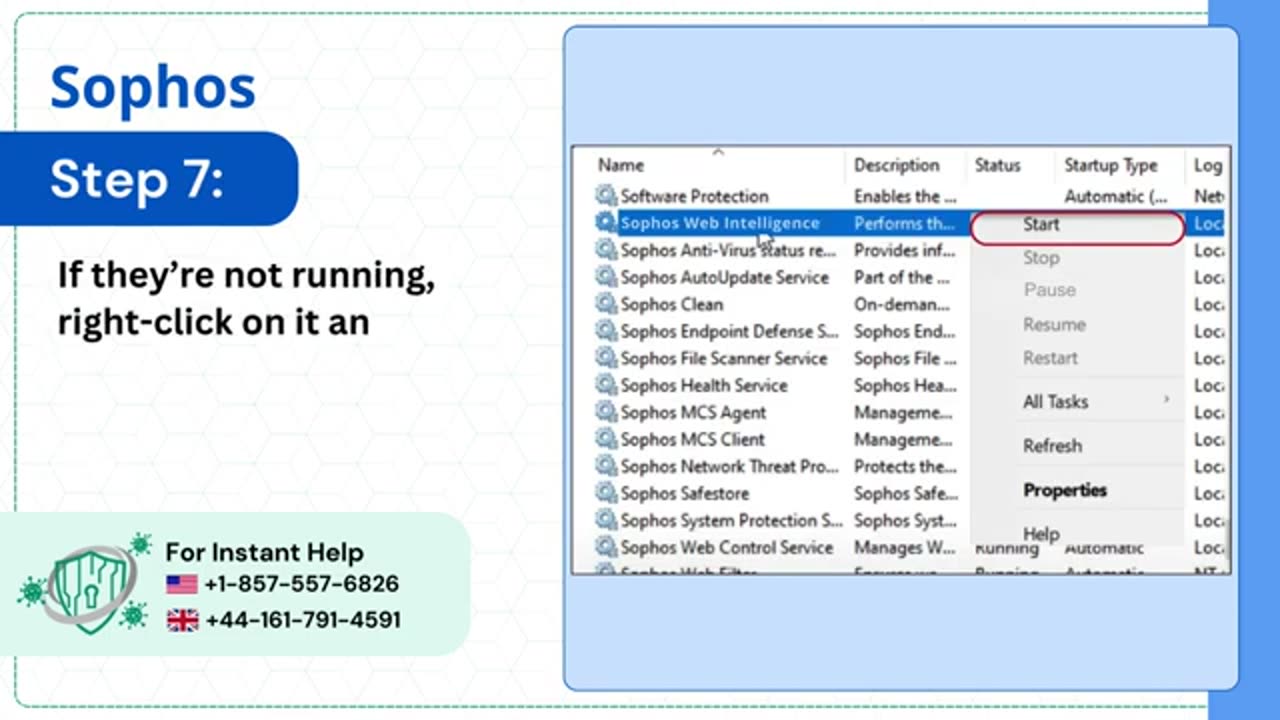 How to Resolve Sophos Antivirus Service Failure Issue?