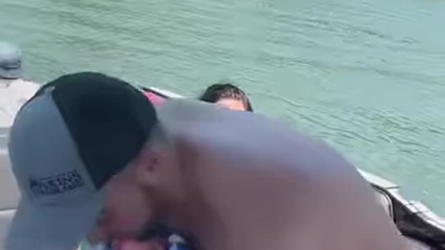 He threw the baby overboard!! 😱