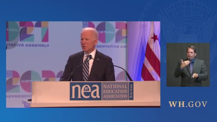 Biden Says Jill Wouldn't Sleep with Him if He Didn't Support Teachers Union