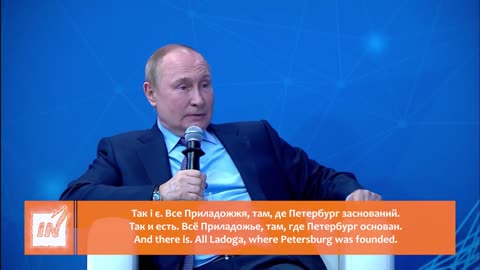 Putin says it is his ‘destiny’ to ‘return and fortify’ territories