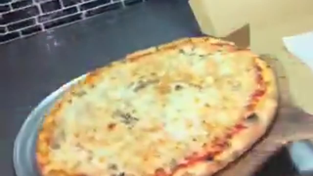 Make sure they don't cut your pizza