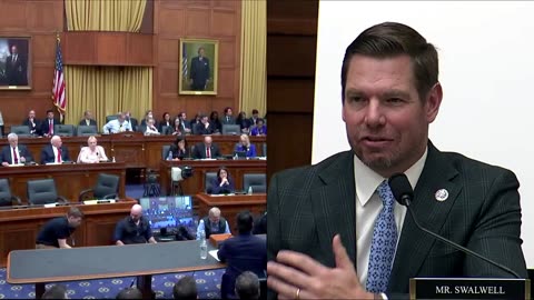 Democrat Eric Swalwell Grills Robert Hur — Attacks Trump at Biden Report Hearing