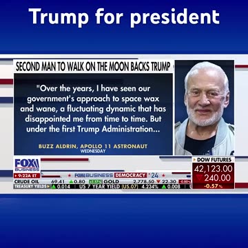 Buzz Aldrin Endorses Trump