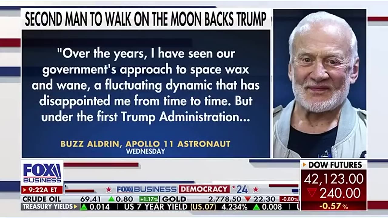 Buzz Aldrin Endorses Trump