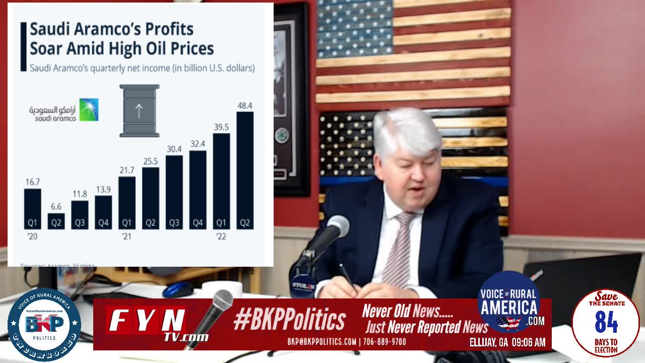 Chaney is OUT ... And Saudis Aramco rakes in $$$ under Biden