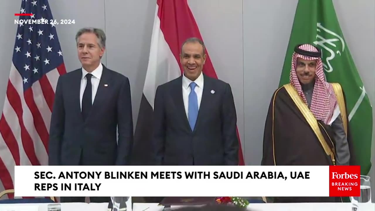 Sec. Antony Blinken Meets With Representatives From Saudi Arabia And The UAE