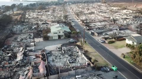 Luftaufnahmen Maui nach der Katastrophe