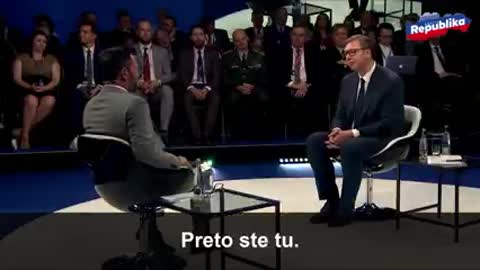 Srbský prezident Alexander Vučič