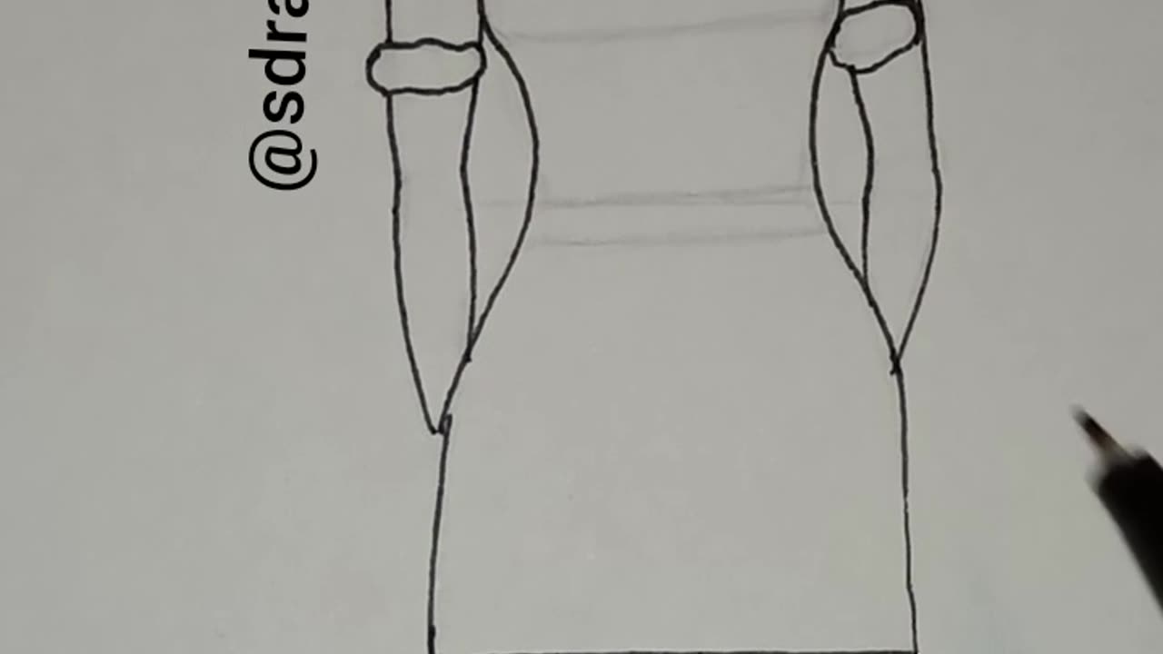 If Buddy Was A Girl Inspired Fashion Illustration Line Drawing