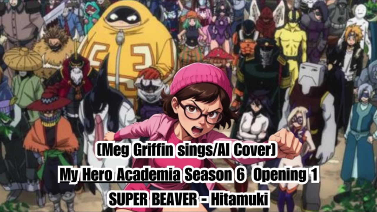 [Meg Griffin sings/AI Cover] My Hero Academia Season 6 Opening 1 SUPER BEAVER - Hitamuki (ひたむき)