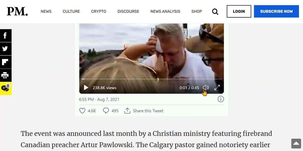 Antifa attacks Christian Prayer Group in Portland Oregon